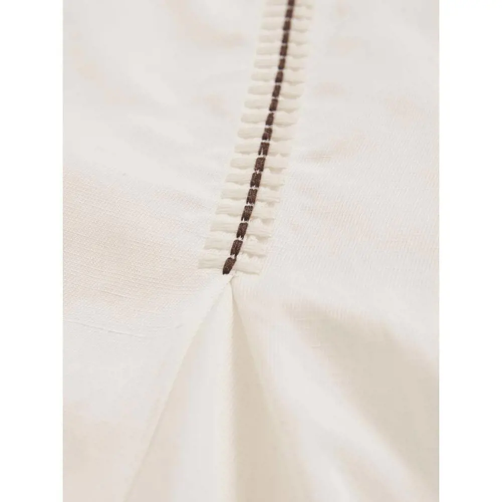 REISS INAYA Craft Stitch Sleeveless Midi Dress